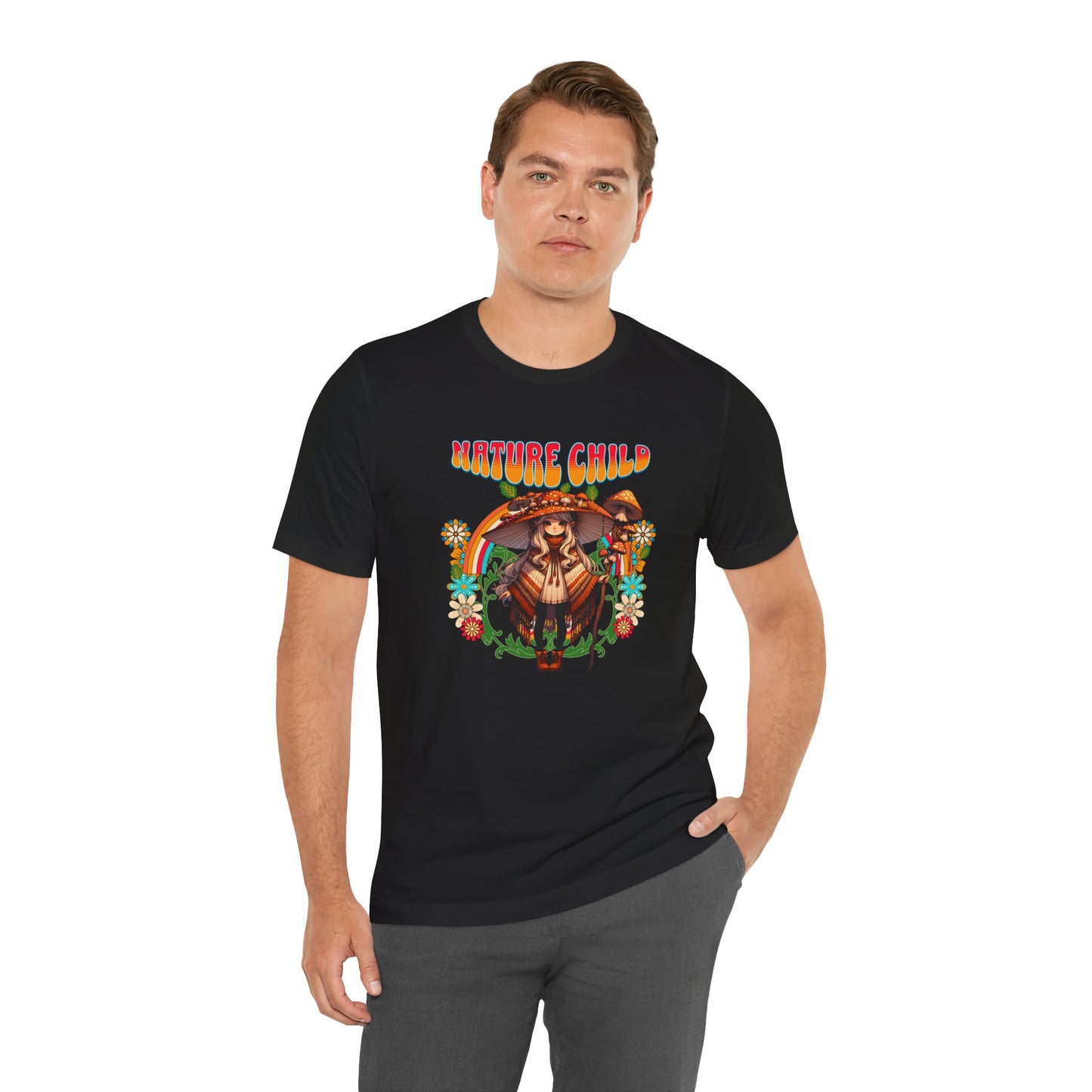 🌈 Nature Child Retro Forest T-Shirt 🌼🧙‍♀️