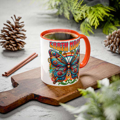 🦋Earth Magic Retro Butterfly Mug