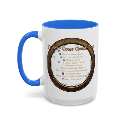 Thalos - Come Closer Tour Mug - official drinking vessel of the shirtless fae-rock demigod himself