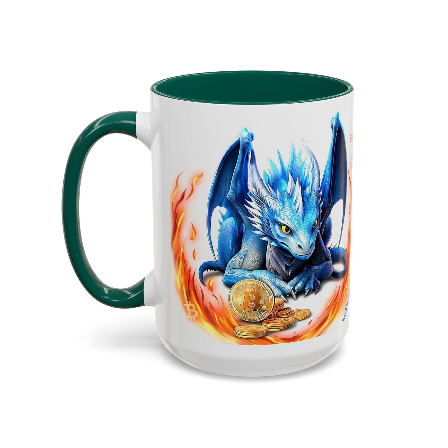 🐉💸 BitFyre Mug – Stackin’ Sats, Breathin’ Fire Edition 15oz