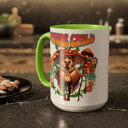 🍄Nature Child Retro Mushroom Mug