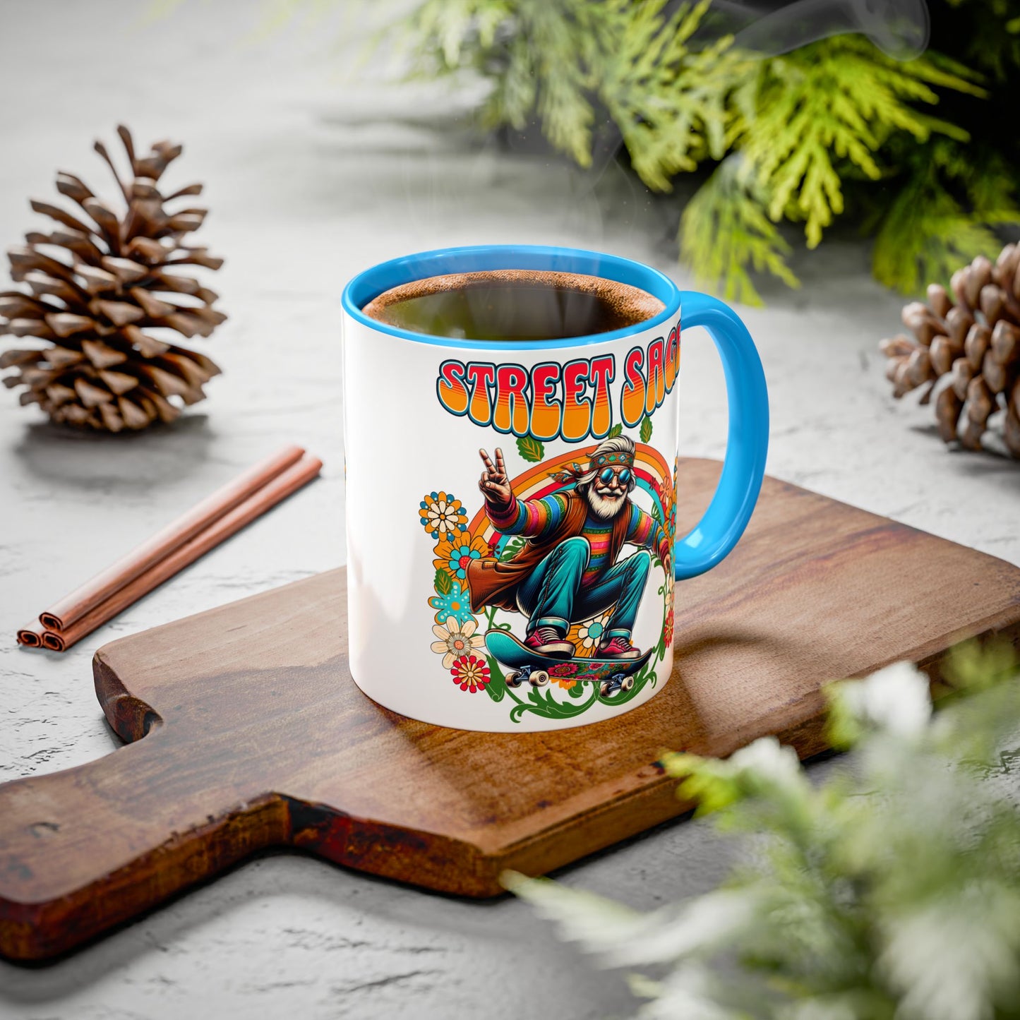🌈Street Sage Retro Skater Mug