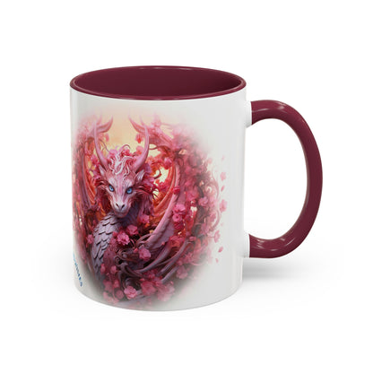 🌸🐉 Dragon Miria Mug – Blossom & Blaze Edition 11oz