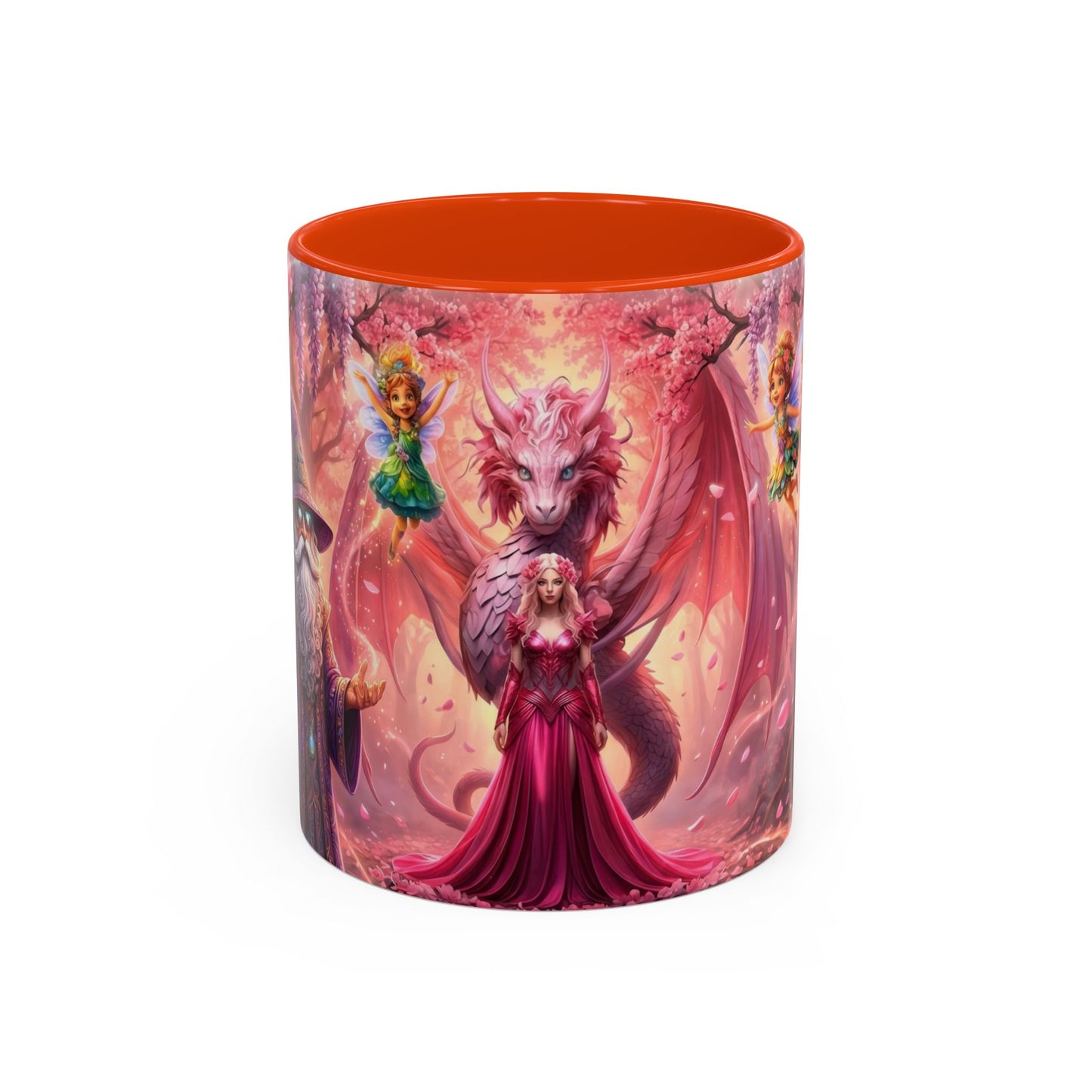 Fantasy Character Coffee Mug – Vibeon, Miria & The Fairies | Magical Realm Ceramic Mug (11oz / 15oz)