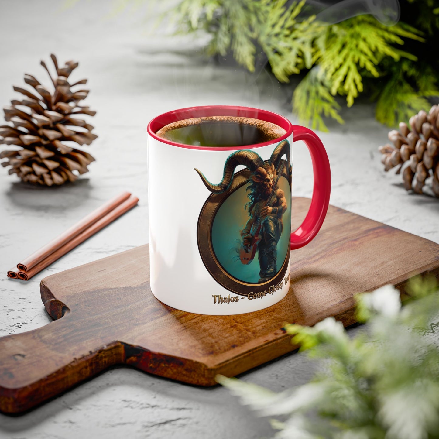 Thalos - Come Closer Tour Mug - official drinking vessel of the shirtless fae-rock demigod himself