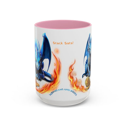 🐉💸 BitFyre Mug – Stackin’ Sats, Breathin’ Fire Edition