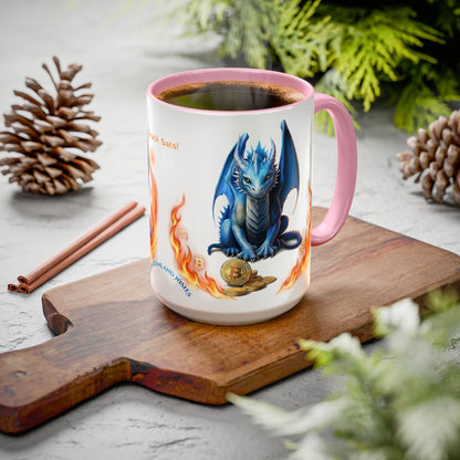 🐉💸 BitFyre Mug – Stackin’ Sats, Breathin’ Fire Edition