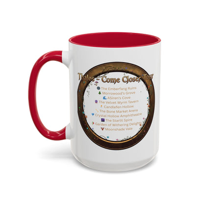 Thalos - Come Closer Tour Mug - official drinking vessel of the shirtless fae-rock demigod himself