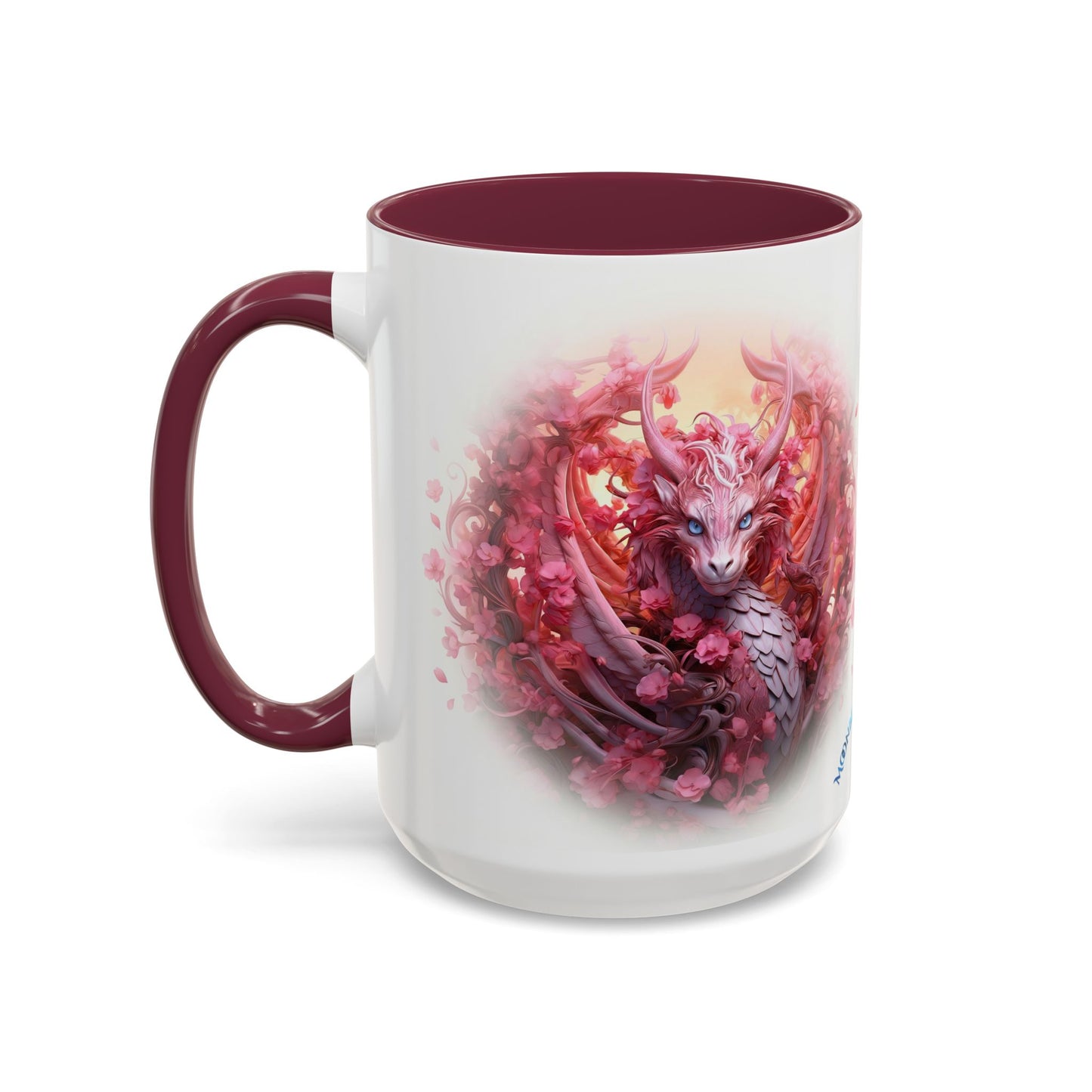 🌸🐉 Dragon Miria Mug – Blossom & Blaze Edition 15oz