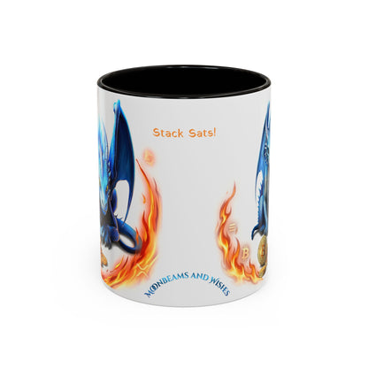 🐉💸 BitFyre Mug – Stackin’ Sats, Breathin’ Fire Edition