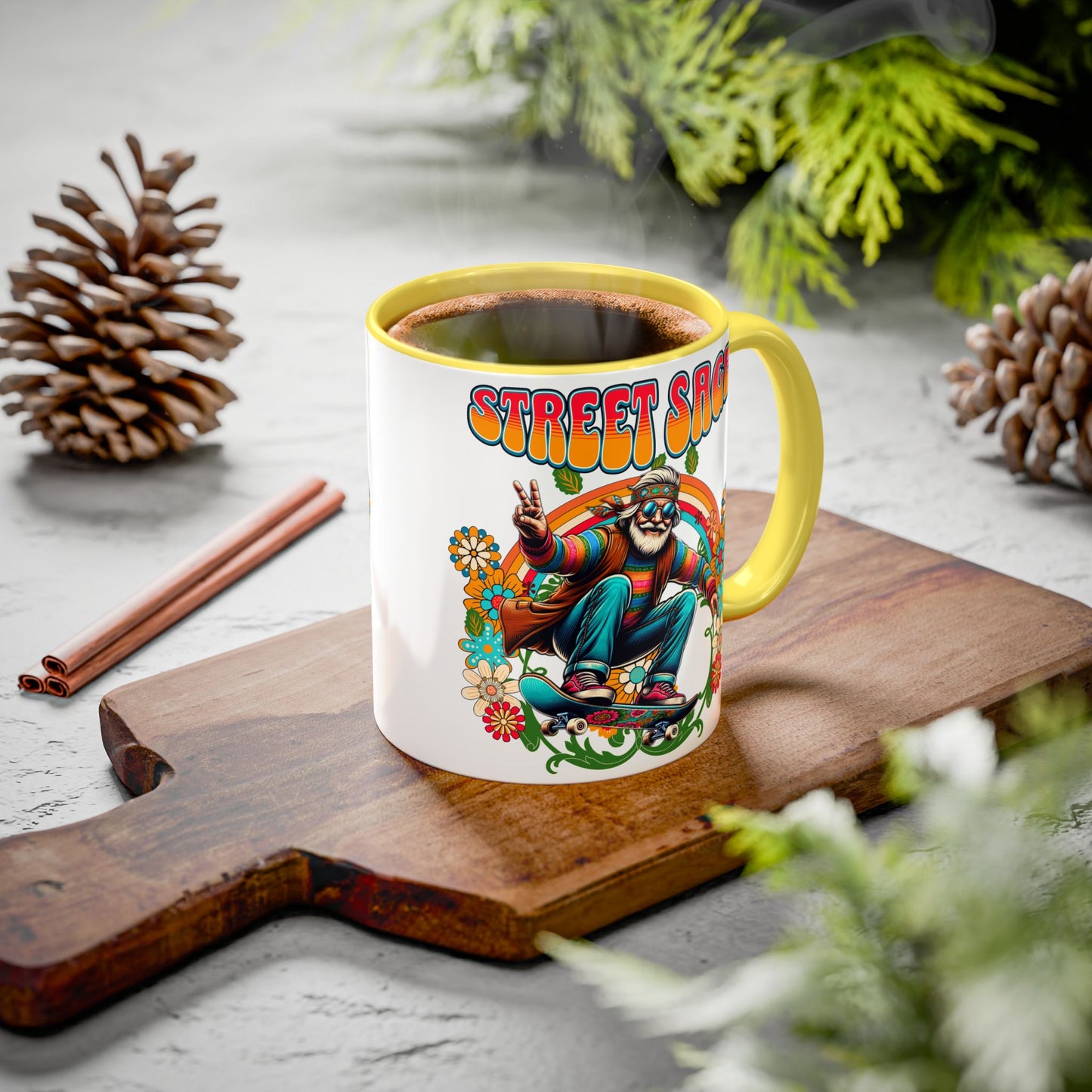 🌈Street Sage Retro Skater Mug
