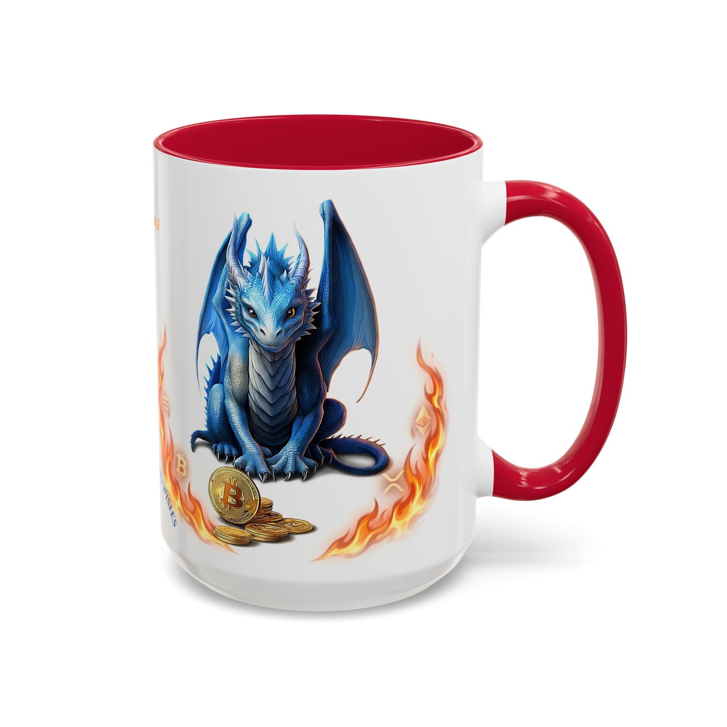 🐉💸 BitFyre Mug – Stackin’ Sats, Breathin’ Fire Edition 15oz