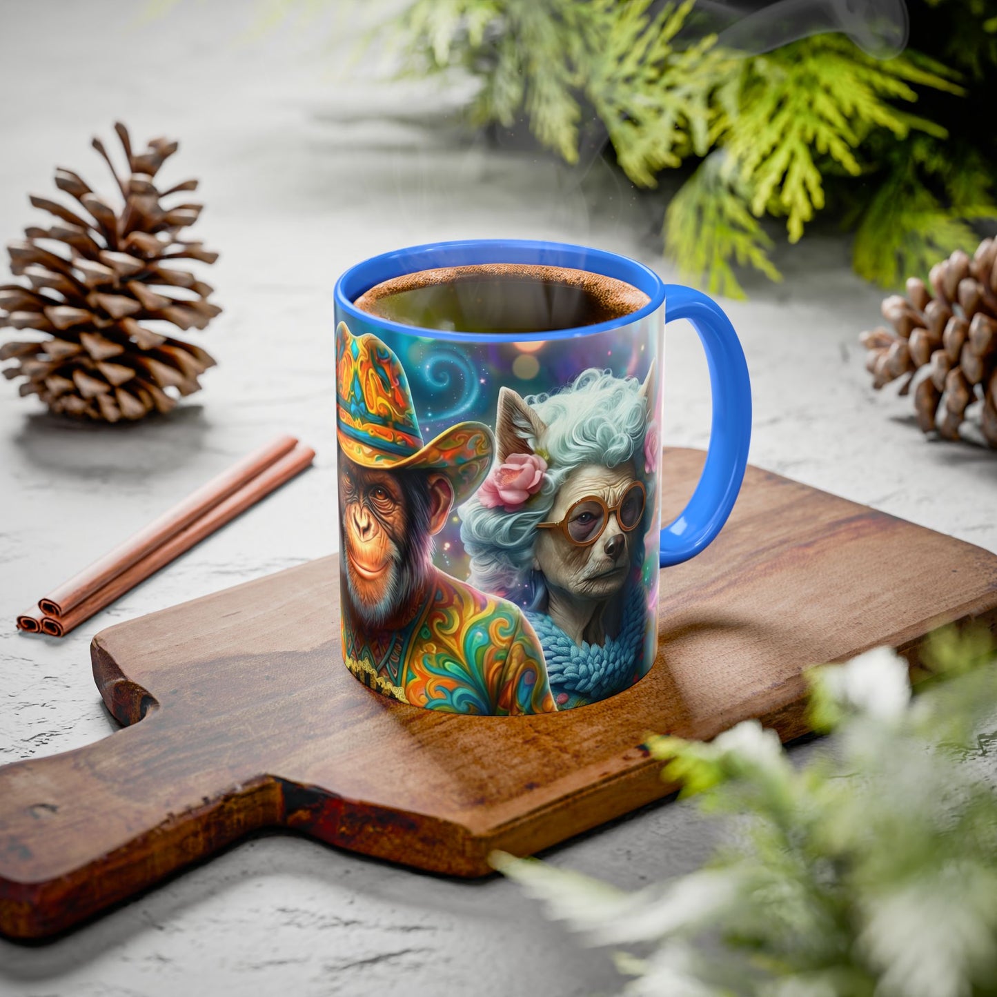 Fantasy Character Coffee Mug – Fifi La Plume, Zen Ryder & Miss Tilly | Magical Realm Ceramic Mug (11oz / 15oz)