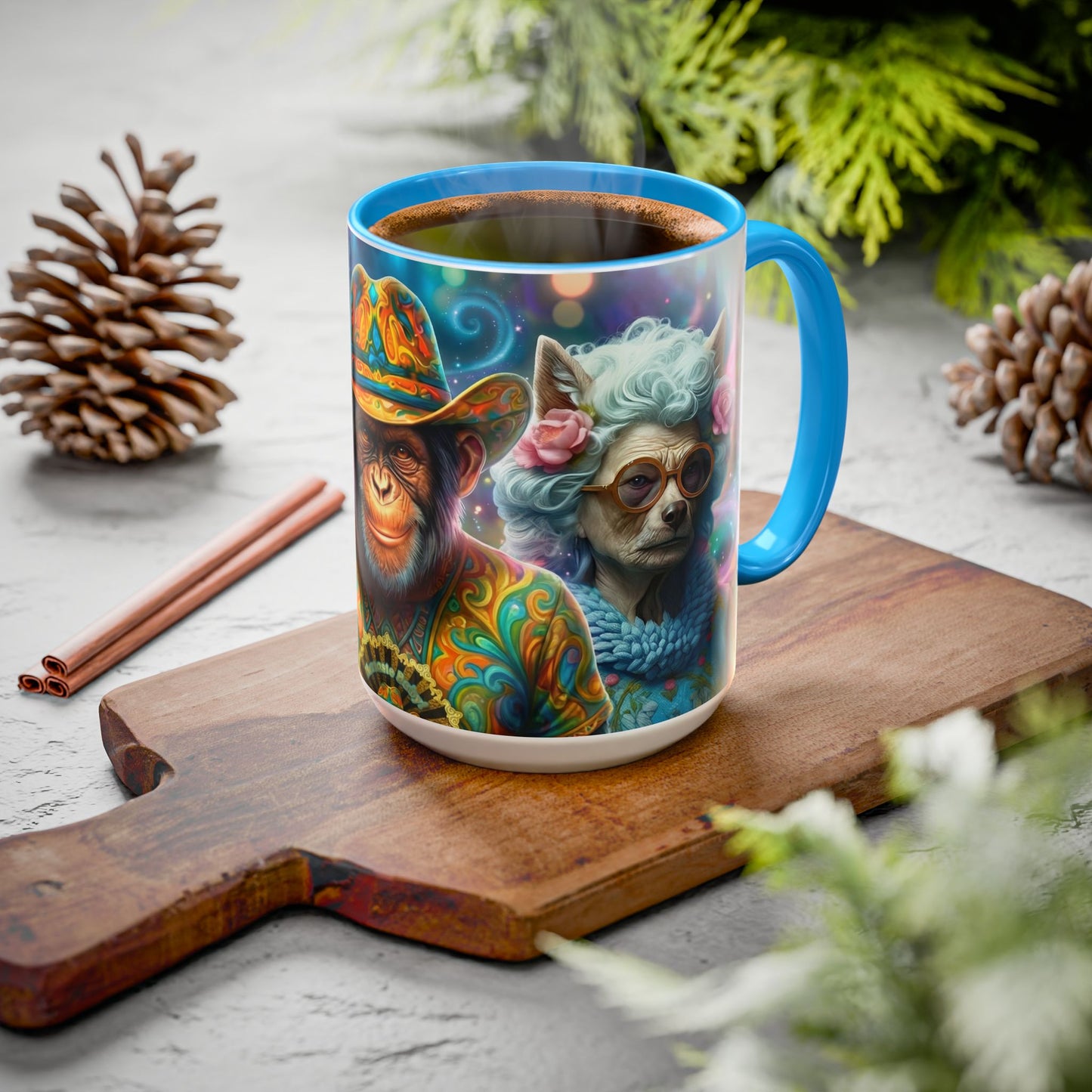 Fantasy Character Coffee Mug – Fifi La Plume, Zen Ryder & Miss Tilly | Magical Realm Ceramic Mug (11oz / 15oz)