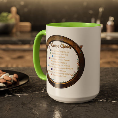 Thalos - Come Closer Tour Mug - official drinking vessel of the shirtless fae-rock demigod himself