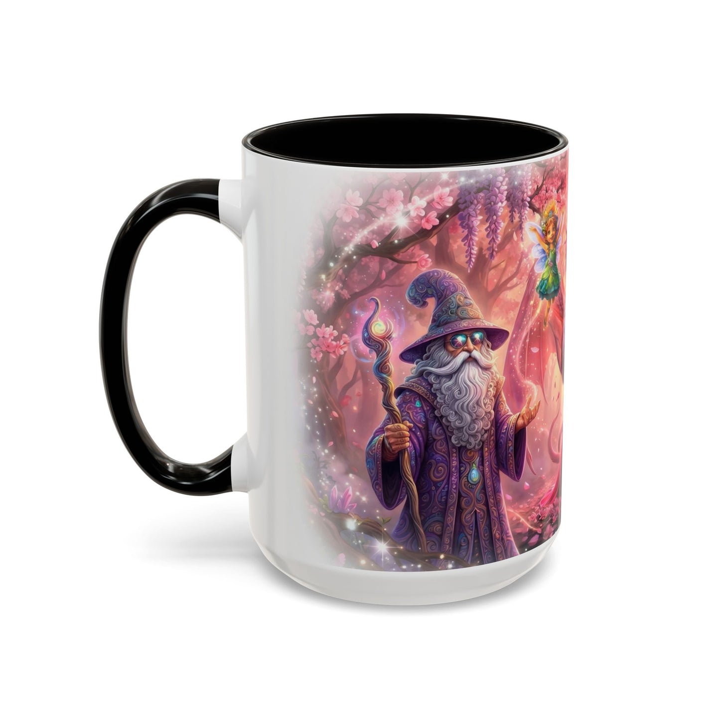 Fantasy Character Coffee Mug – Vibeon, Miria & The Fairies | Magical Realm Ceramic Mug (11oz / 15oz)