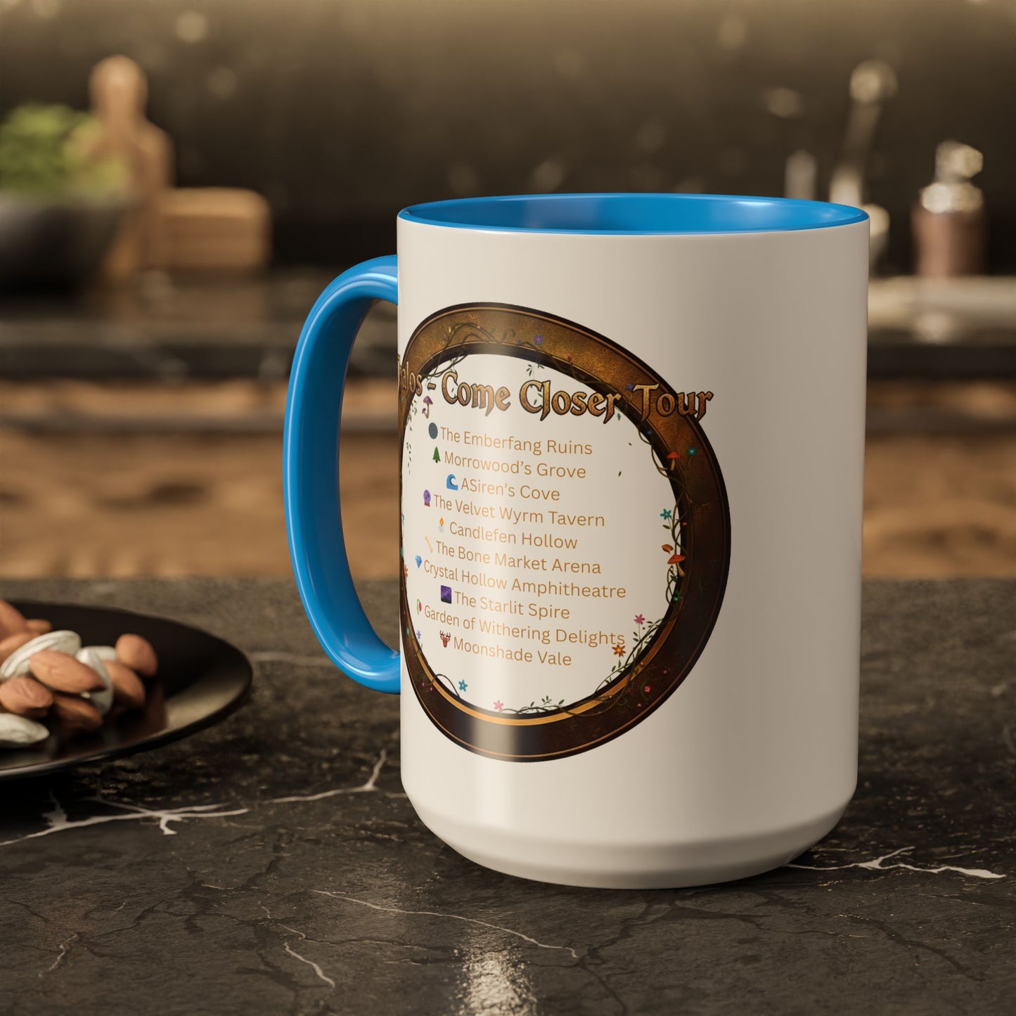 Thalos - Come Closer Tour Mug - official drinking vessel of the shirtless fae-rock demigod himself