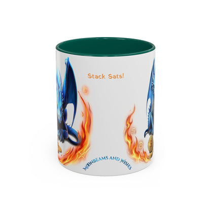 🐉💸 BitFyre Mug – Stackin’ Sats, Breathin’ Fire Edition