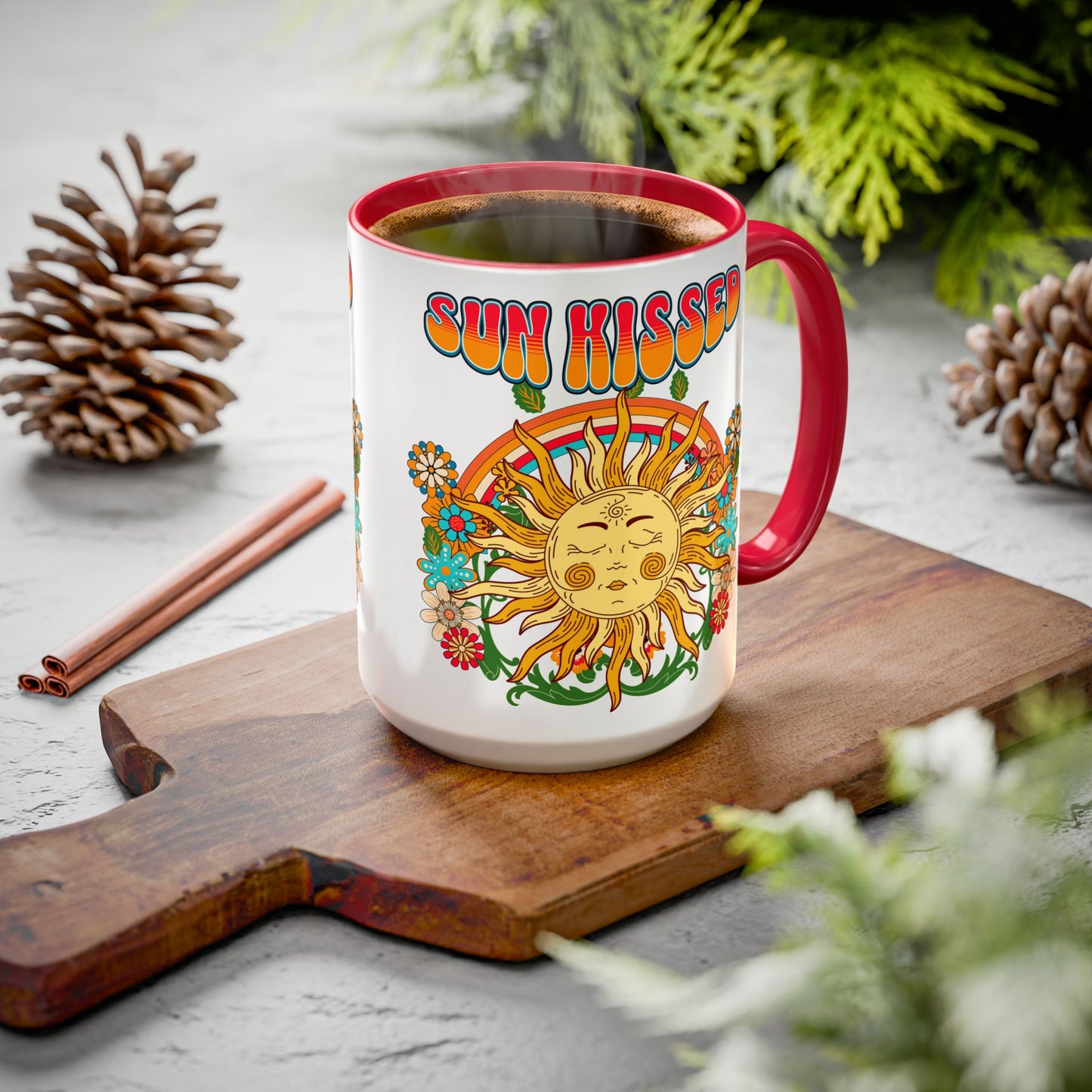 🌞 Sunkissed Retro Sunshine Mug