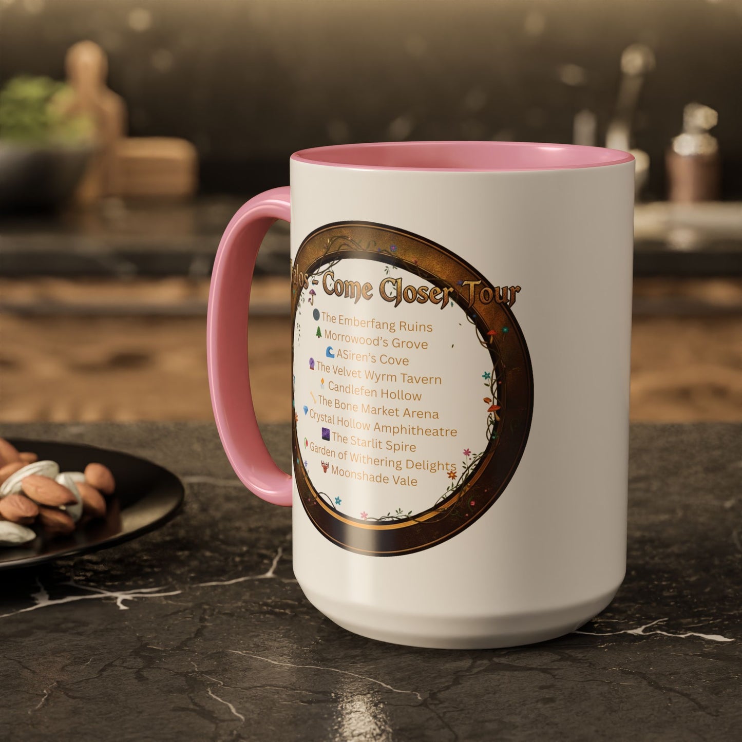 Thalos - Come Closer Tour Mug - official drinking vessel of the shirtless fae-rock demigod himself