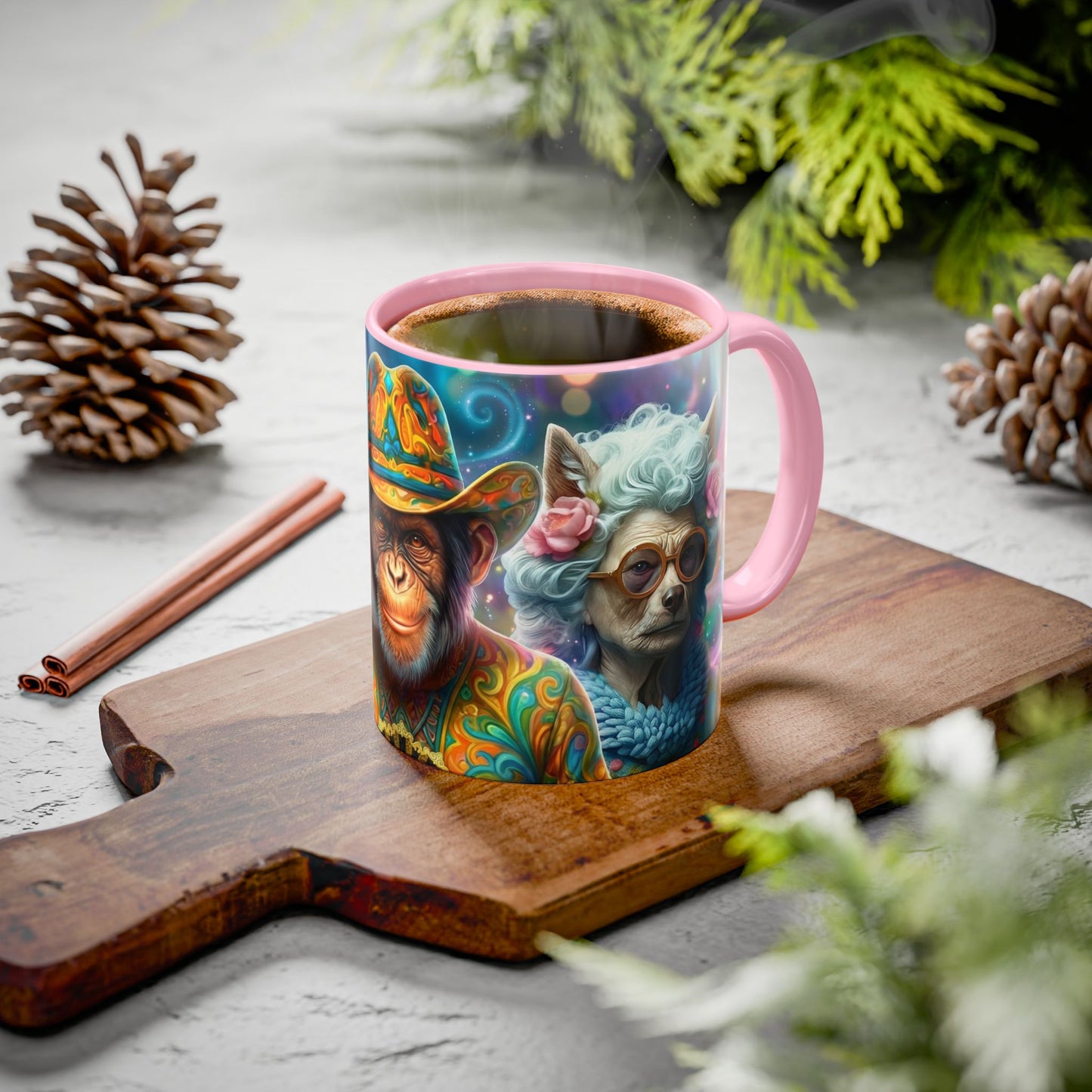 Fantasy Character Coffee Mug – Fifi La Plume, Zen Ryder & Miss Tilly | Magical Realm Ceramic Mug (11oz / 15oz)