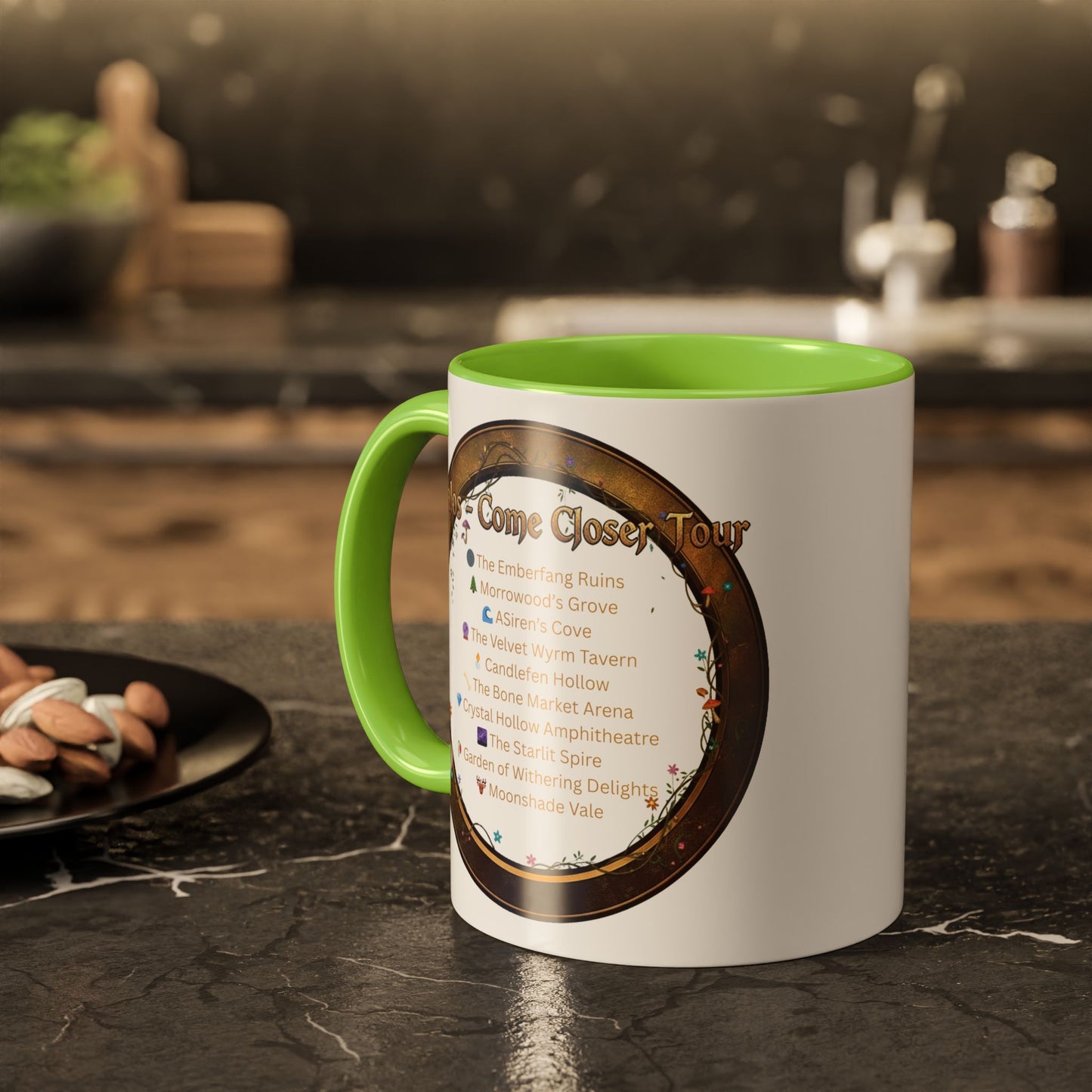 Thalos - Come Closer Tour Mug - official drinking vessel of the shirtless fae-rock demigod himself