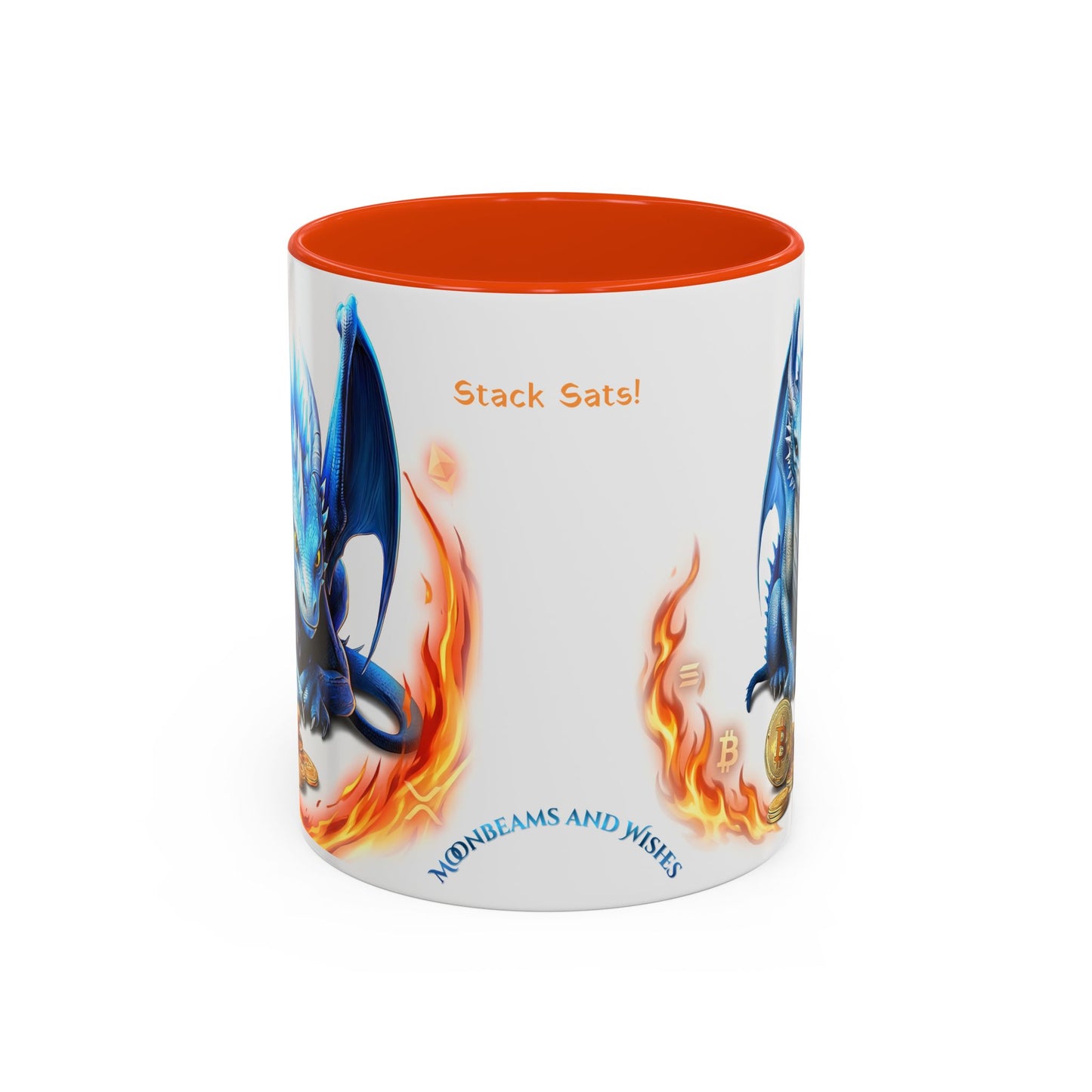 🐉💸 BitFyre Mug – Stackin’ Sats, Breathin’ Fire Edition