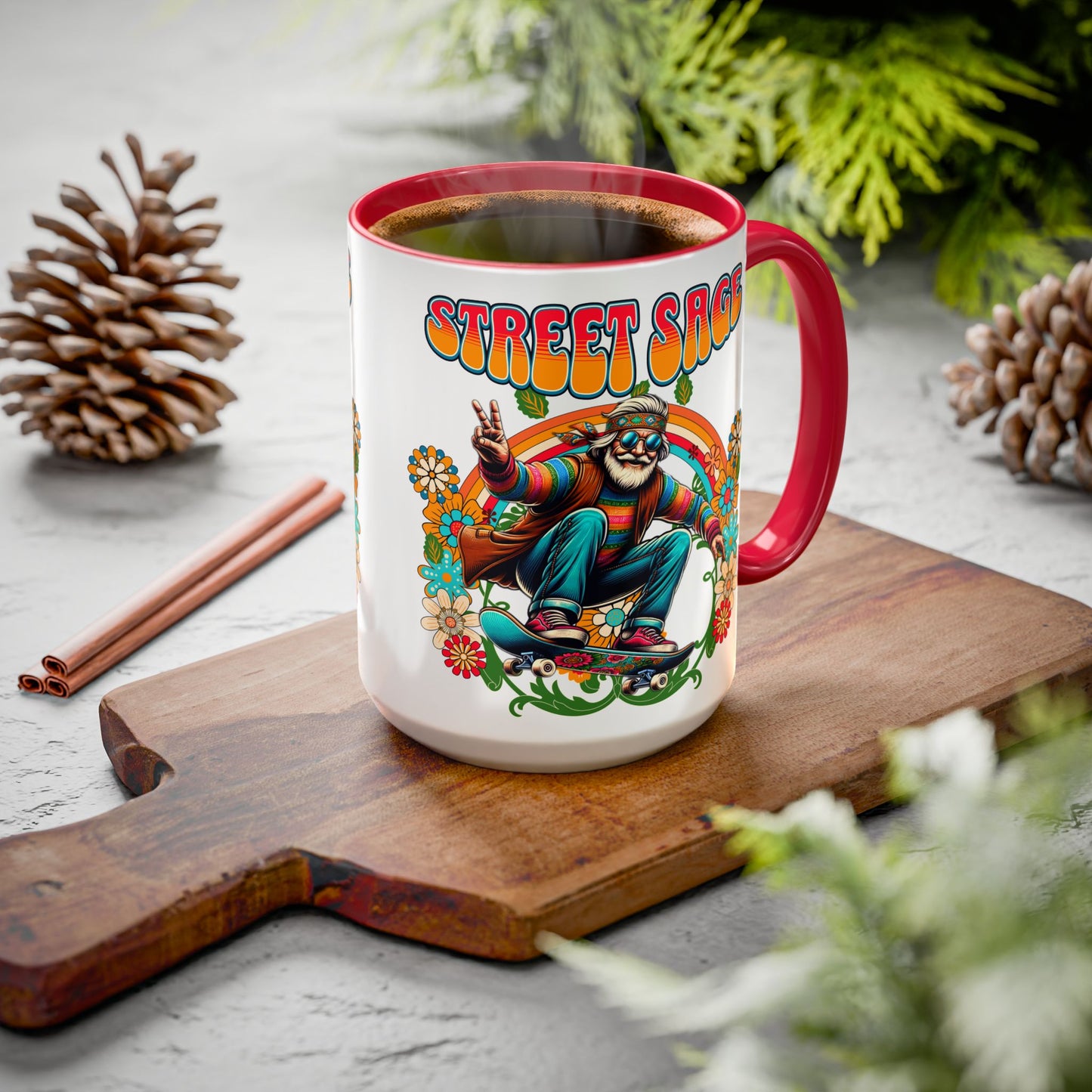 🌈Street Sage Retro Skater Mug