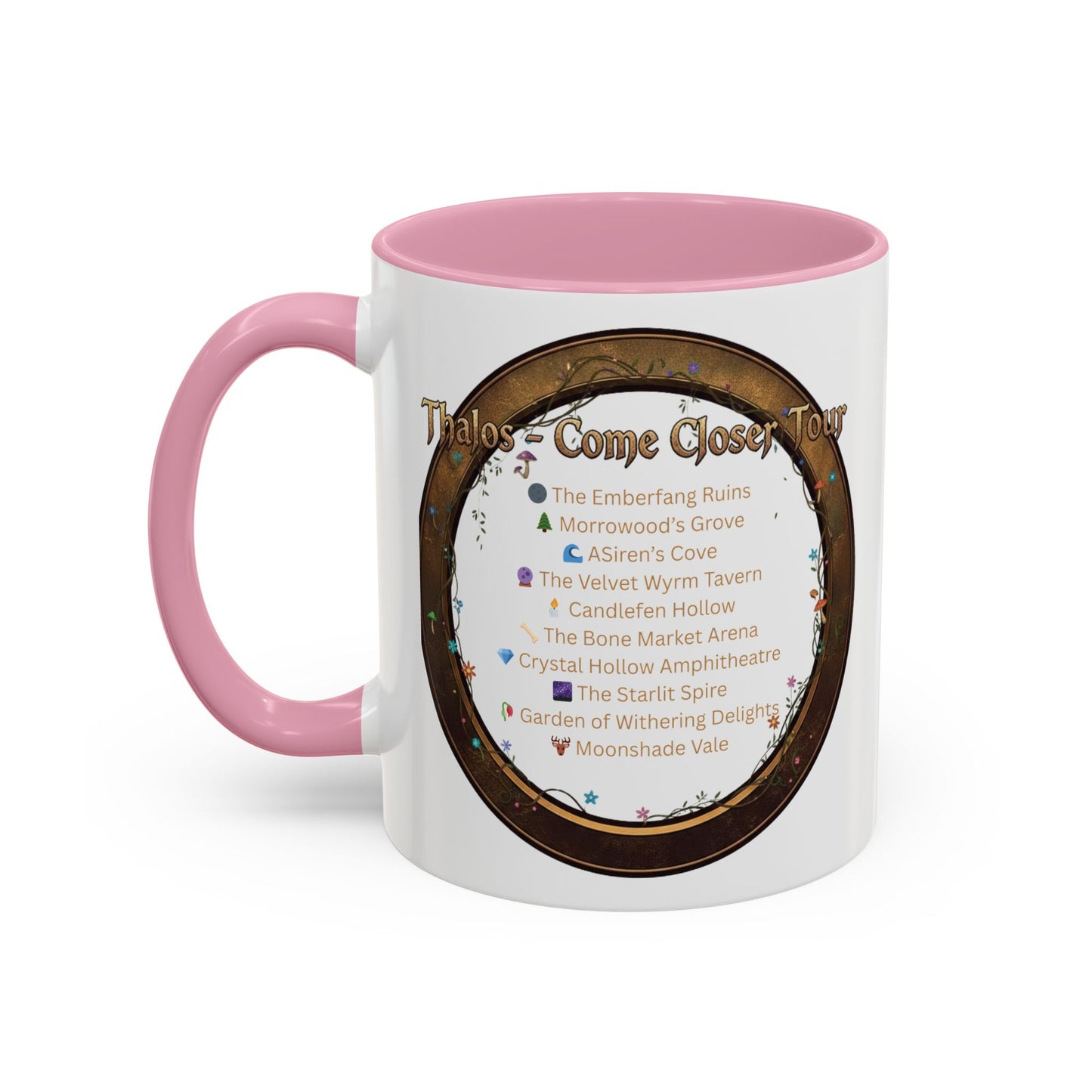 Thalos - Come Closer Tour Mug - official drinking vessel of the shirtless fae-rock demigod himself