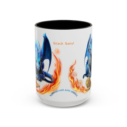 🐉💸 BitFyre Mug – Stackin’ Sats, Breathin’ Fire Edition