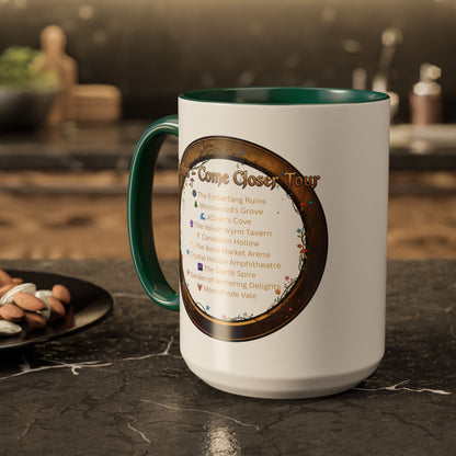 Thalos - Come Closer Tour Mug - official drinking vessel of the shirtless fae-rock demigod himself