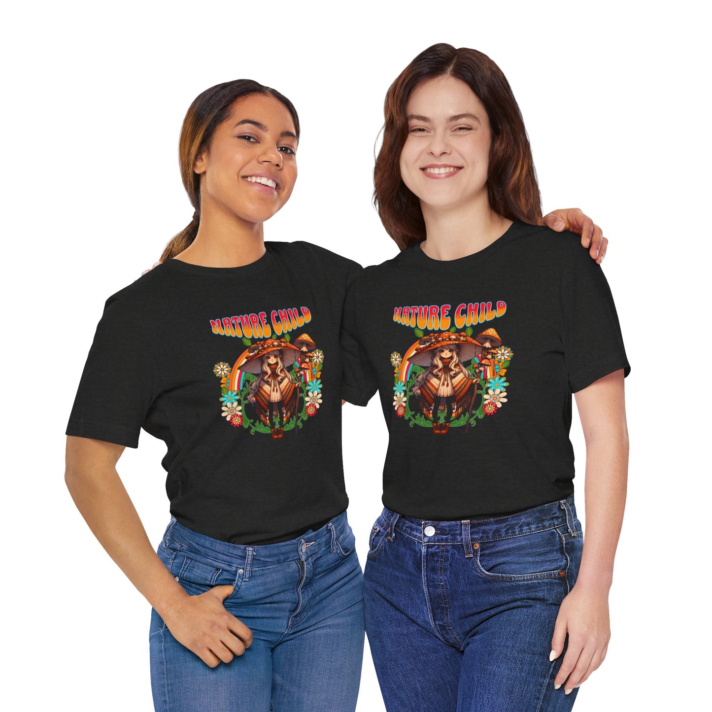 🌈 Nature Child Retro Forest T-Shirt 🌼🧙‍♀️