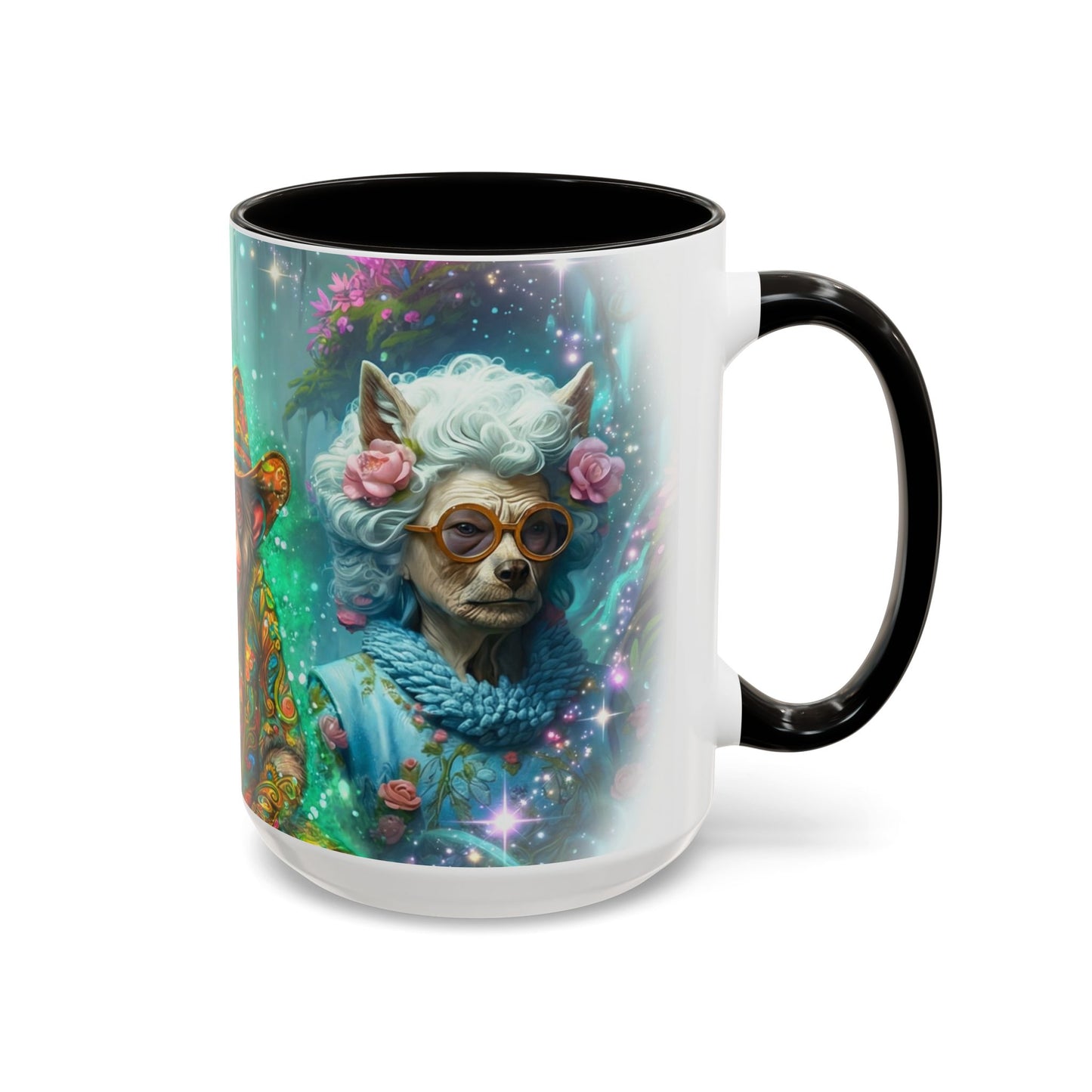 💃🧘‍♂️🐾 Fifi, Zen & Miss Tilly Mug 15oz