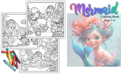 Mermaid Coloring Book