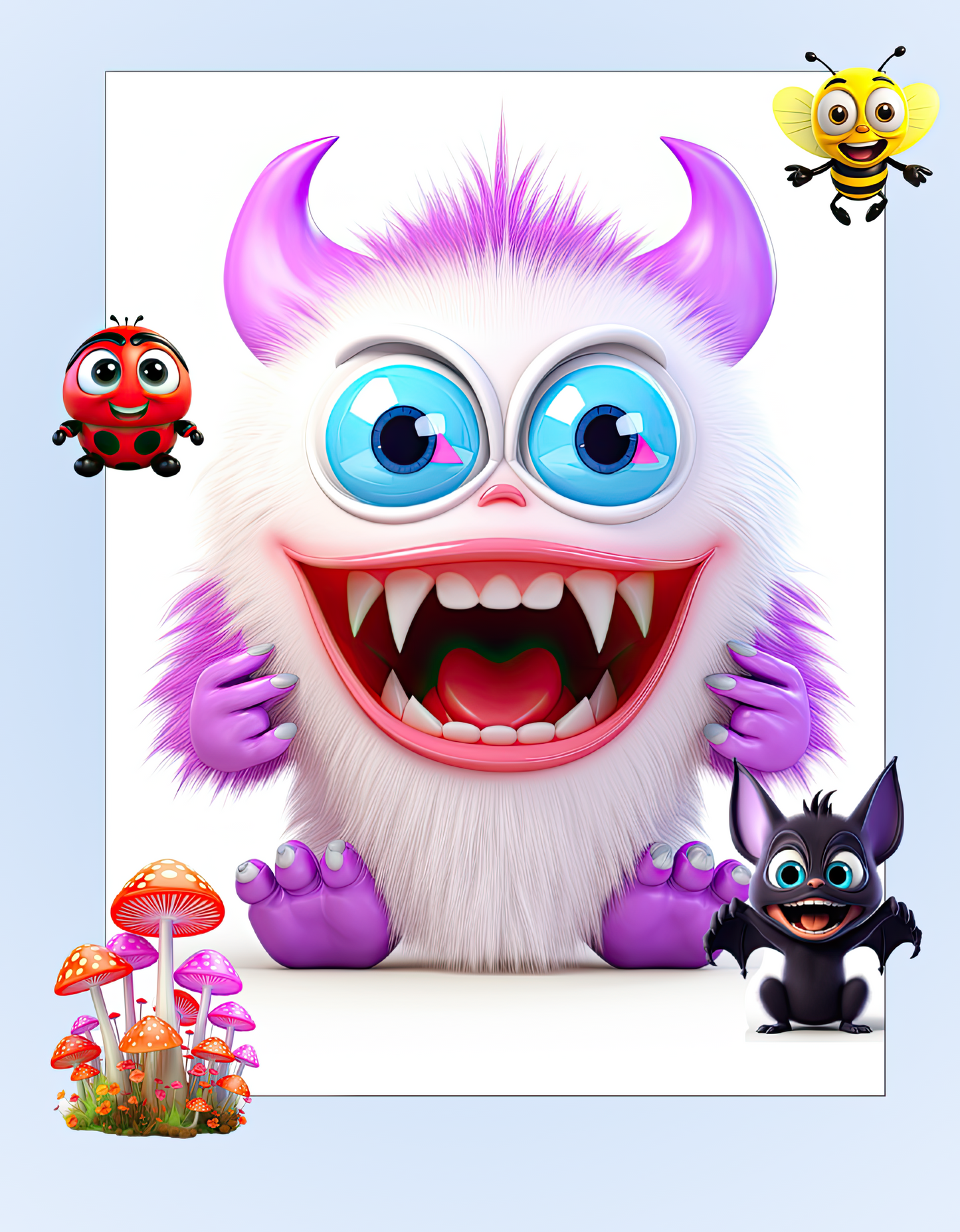 Halloween - A Teensy Bit Scary - Coloring Book