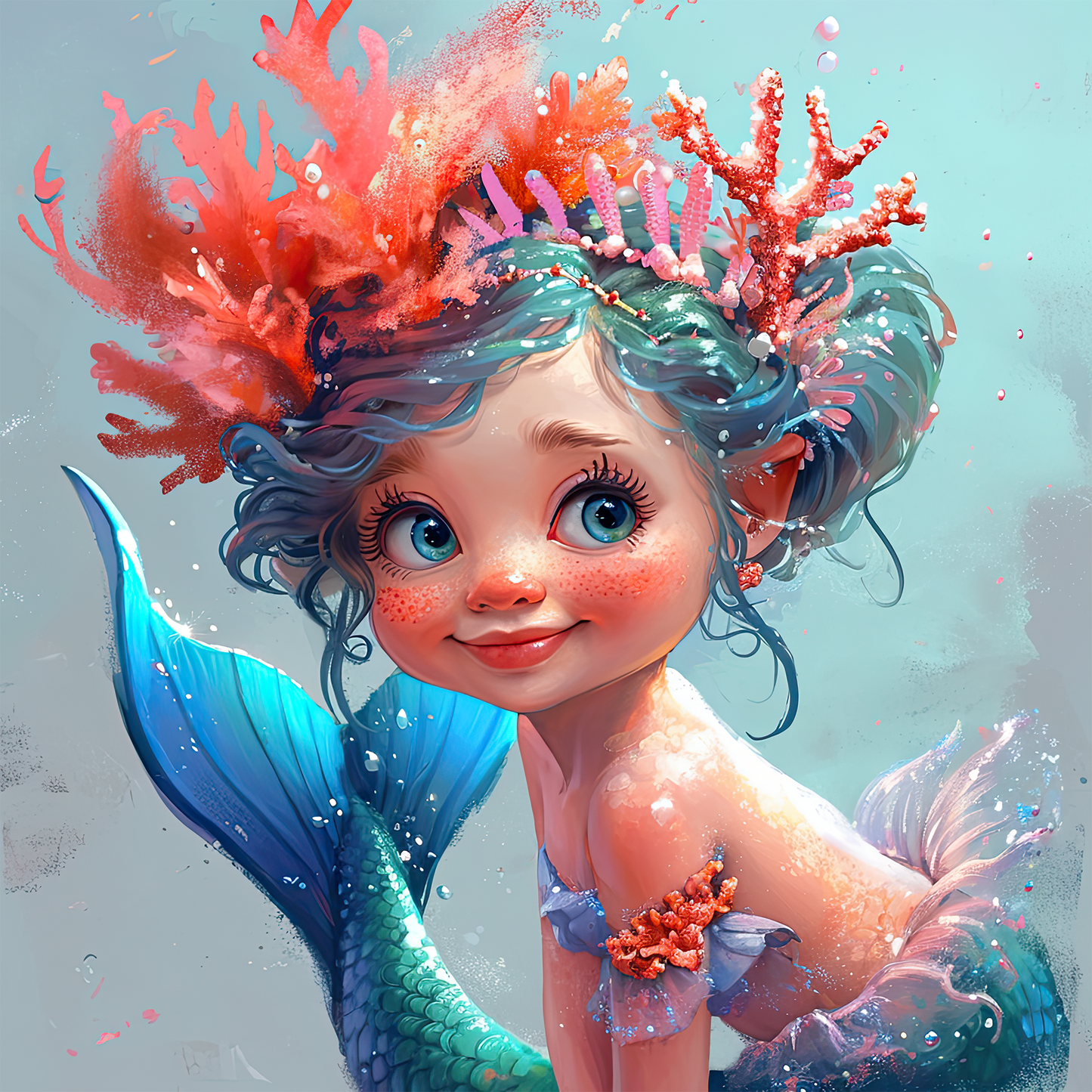 Mermaid Coloring Book