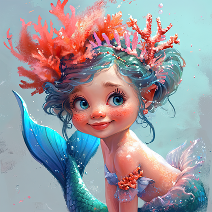 Mermaid Coloring Book
