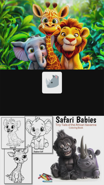 Safari Babies - Tiny Tails of the African Savanna